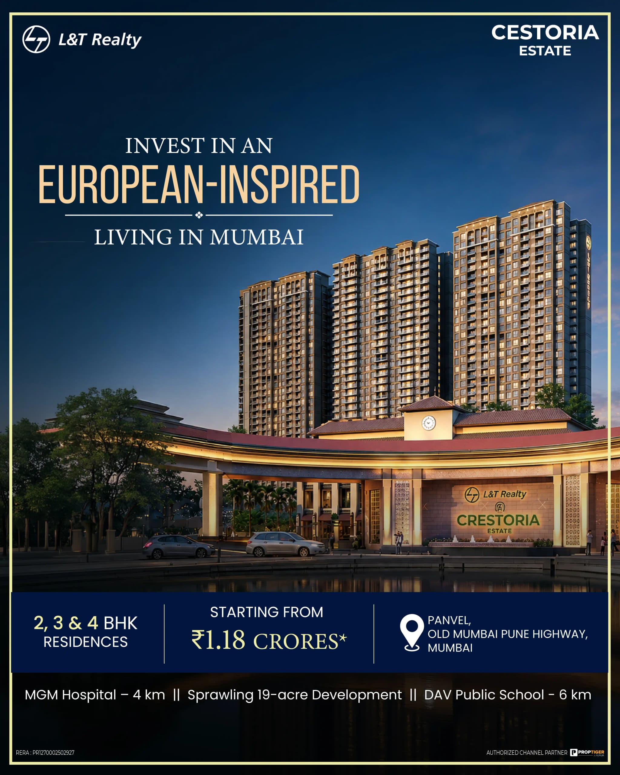 L&T Crestoria Estate Overview